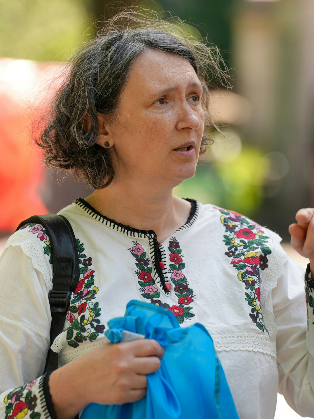Portrait of a Polish woman editor-in-chief