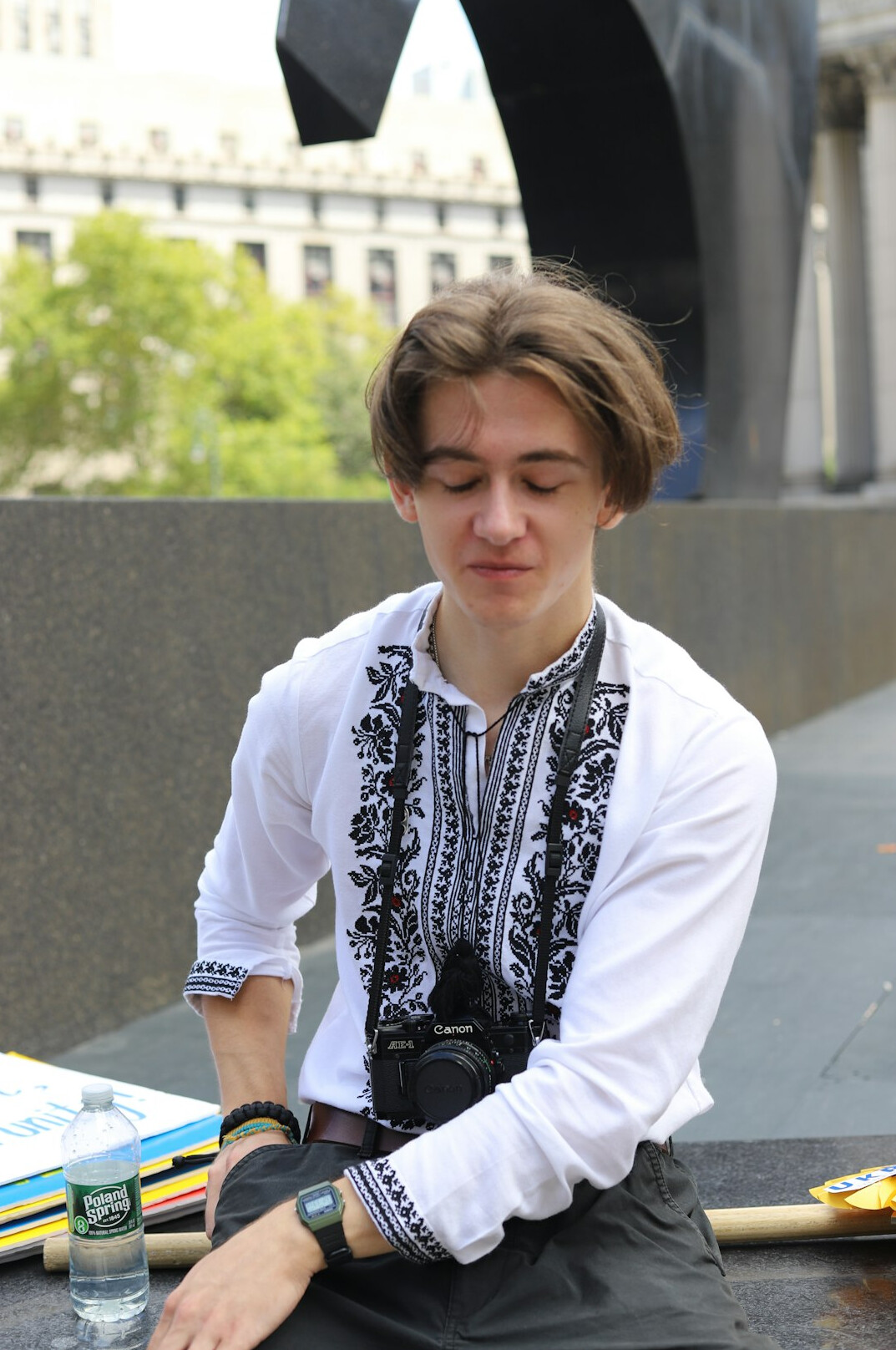 Portrait of a Polish man books editor